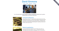 Desktop Screenshot of davidsimmons.com